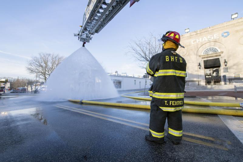April 2017 BHVFD participates in Mutual Aid Drill at Southampton Village